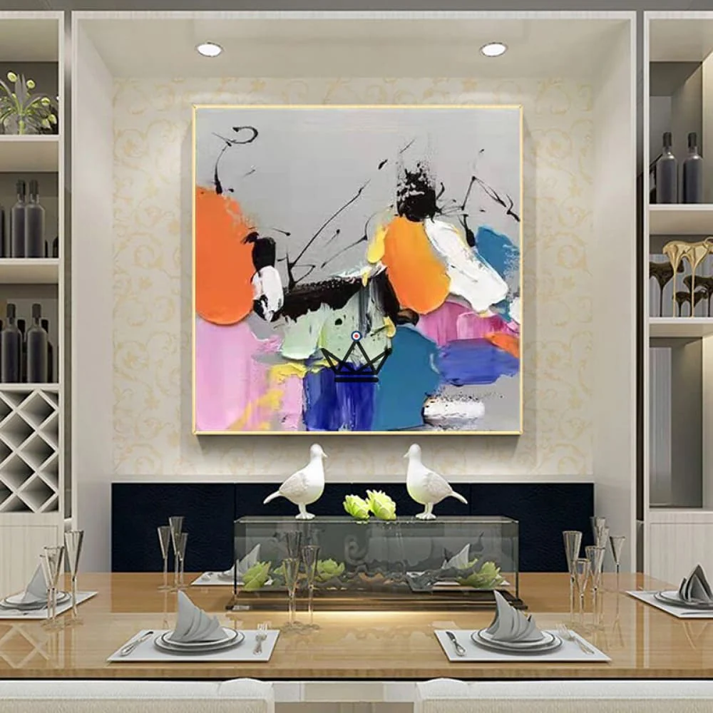 Peinture à l'huile sur toile XXL - Fusion Chromatique – Image 7