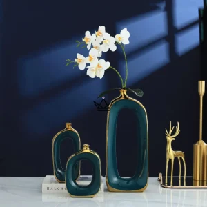 Vase Céramique - Paon Ovalis