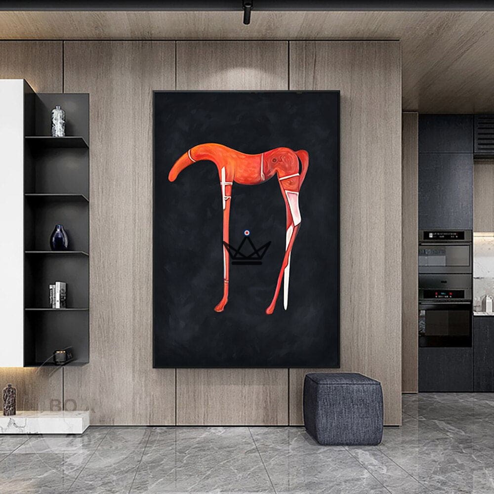 Peinture à l'huile sur toile XXL - Équilibre Animal – Image 7