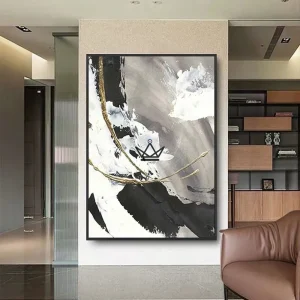 Peinture à l'huile sur toile XXL - Échos Chromatiques