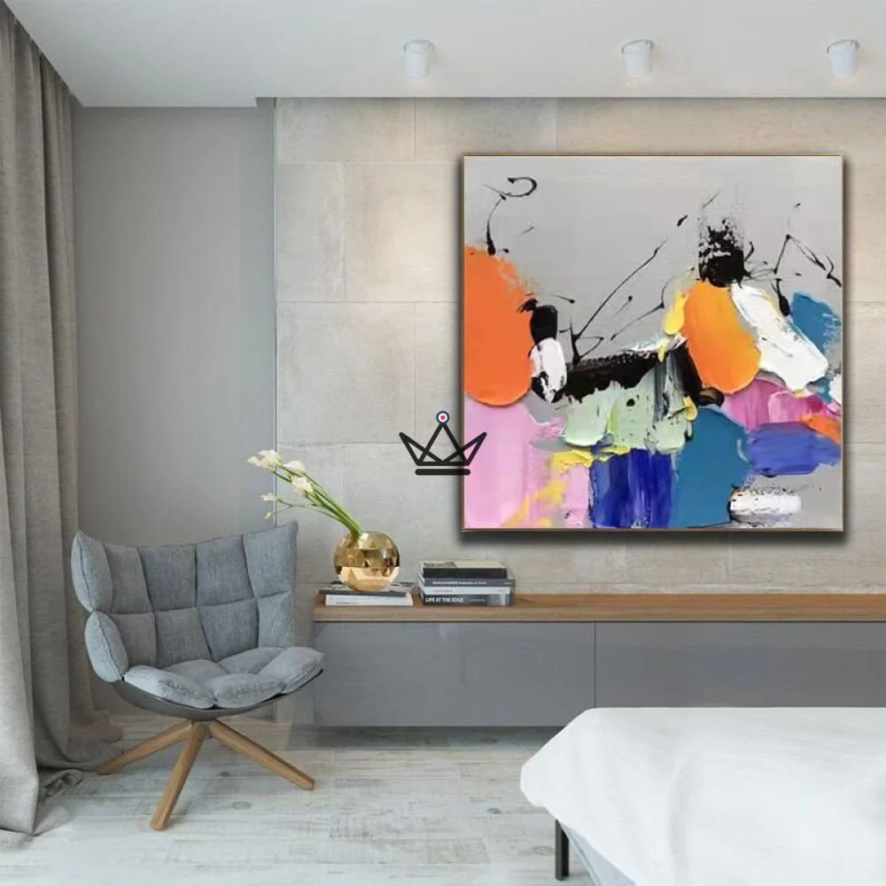 Peinture à l'huile sur toile XXL - Fusion Chromatique – Image 6