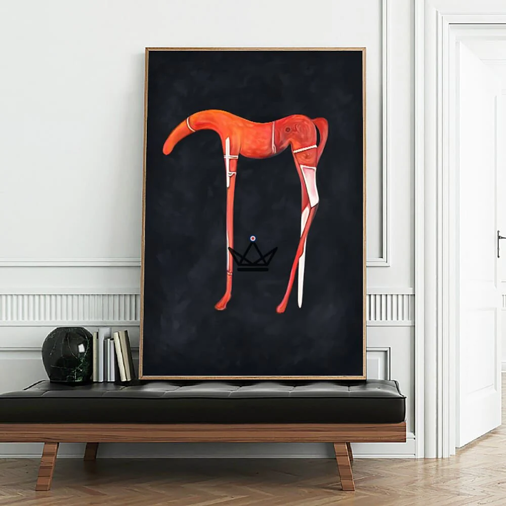 Peinture à l'huile sur toile XXL - Équilibre Animal – Image 4
