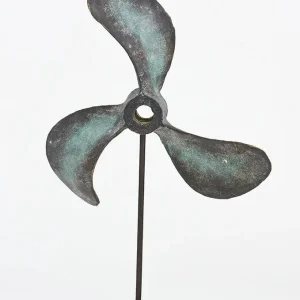 Hélice de resina envejecida con base