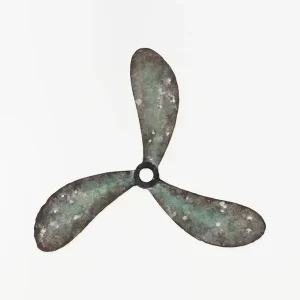 Hélice de resina envejecida para pared