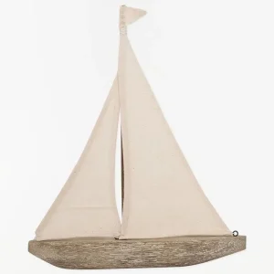 Velero de madera y tela grande - D1761