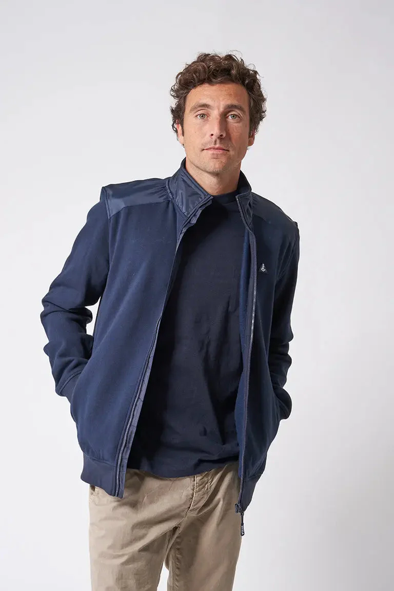 Chaqueta terry de algodón con cremallera – Image 4