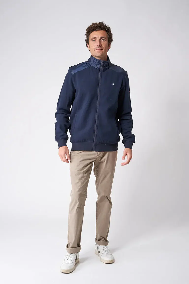 Chaqueta terry de algodón con cremallera – Image 3