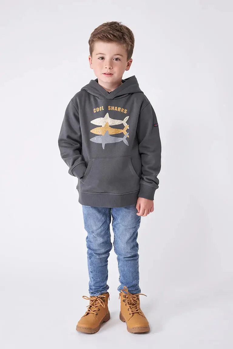 Sudadera con capucha y estampado tiburones – Image 4