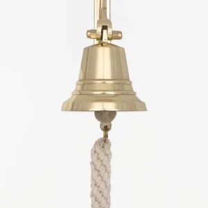 Campana de barco de fijación a pared de latón 15 cm - D781