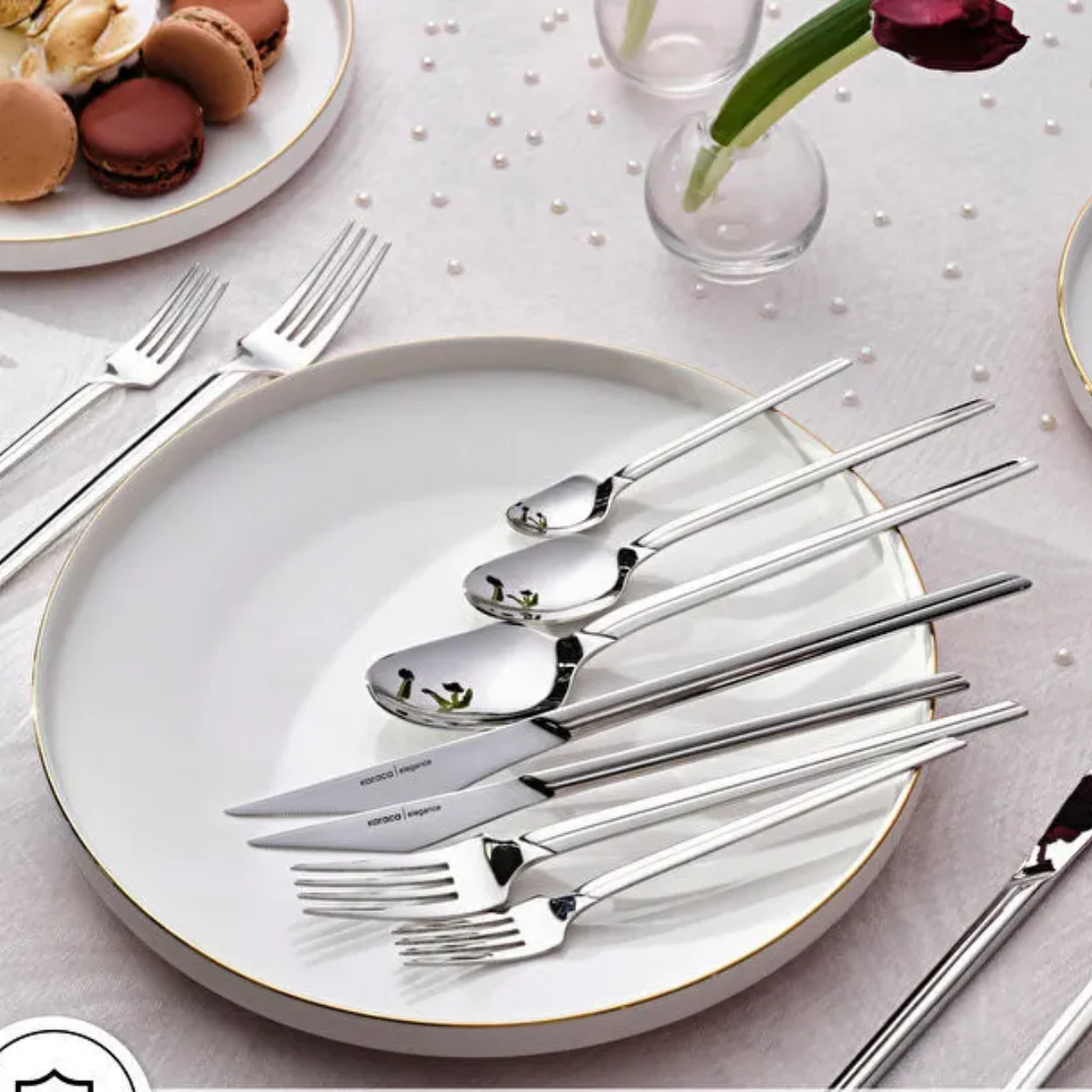 KARACA ENSEMBLE DE COUVERTS ELEGANCE MIDWAY 84 PIECES – Image 3