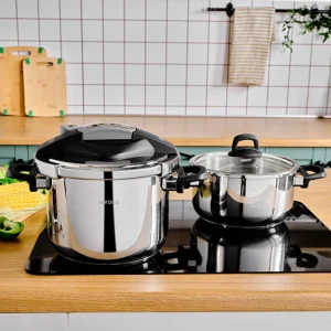 KARACA AUTOCUISEUR PERFECT GREY 4+6LITRES