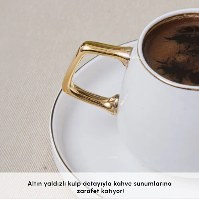 KARACA SATURN GOLD SERVICE A CAFE 12 PIECES – Image 6