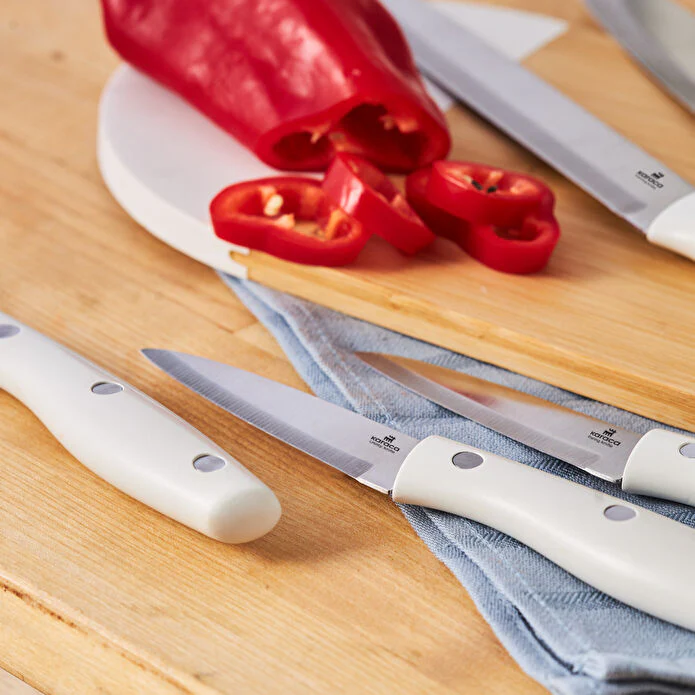 KARACA SET DE COUTEAUX SUR SUPPORT MASTERCUT CREME – Image 6