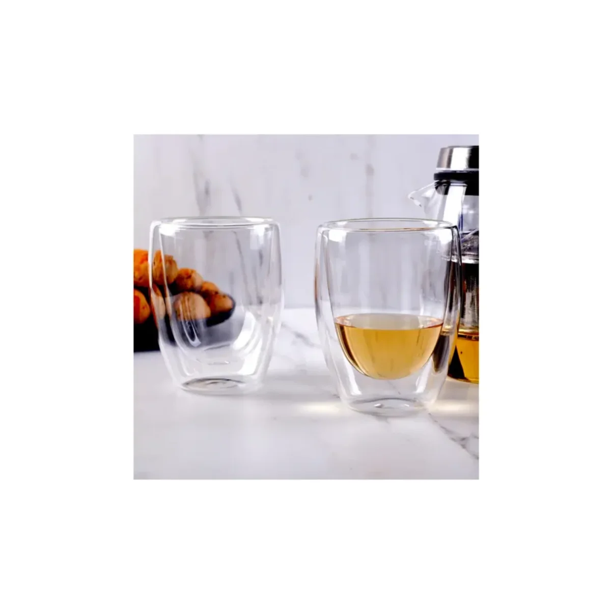 KARACA DOUBLE WALL BOROSILICATE GLASS 2X150ML – Image 2