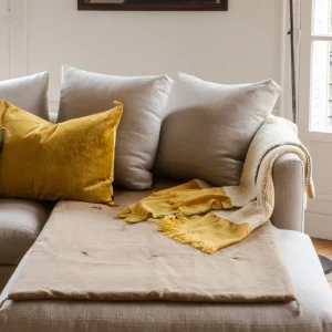 Sofa cover linen