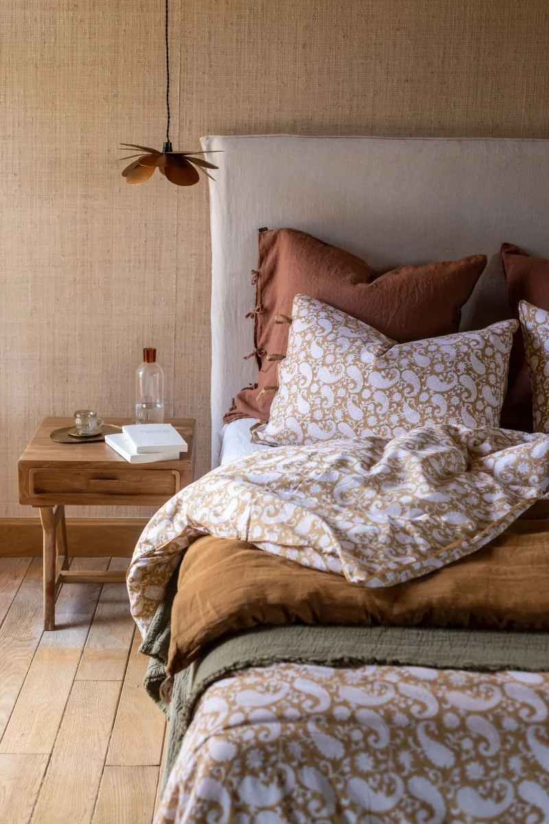 Parure de lit Paisley - Camel – Image 5