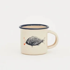 Mini Mug peces en metal esmaltado ø: 5 cm - h: 5 cm