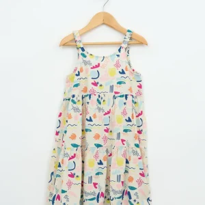 Vestido de tirantes estampado