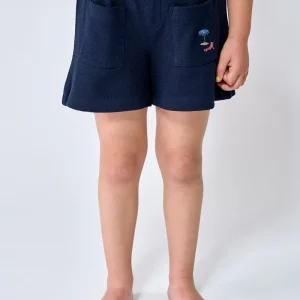 Short playa tejido texture