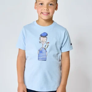 Camiseta marinero y gaviota unisex