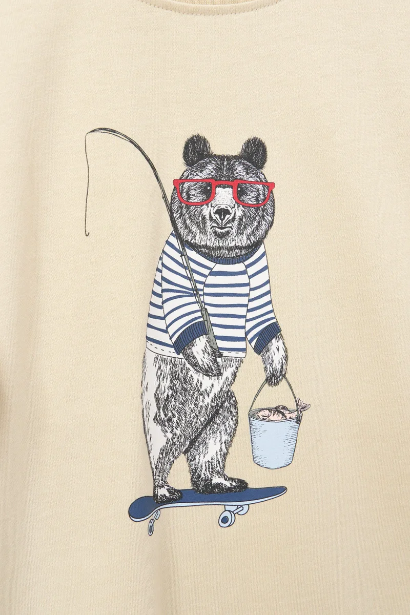 Camiseta manga larga oso pescador – Image 4