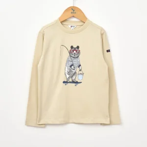 Camiseta manga larga oso pescador