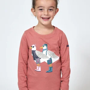 Camiseta manga larga gaviotas