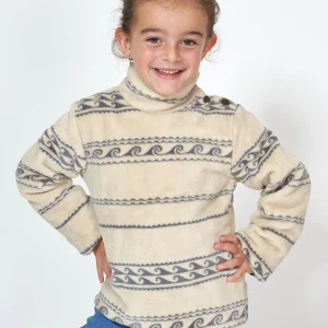 Sudadera teddy polar cuello elevado