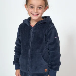 Chaqueta con capucha teddy polar