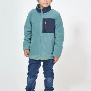 Chaqueta polar petacho y bolsillo frontal