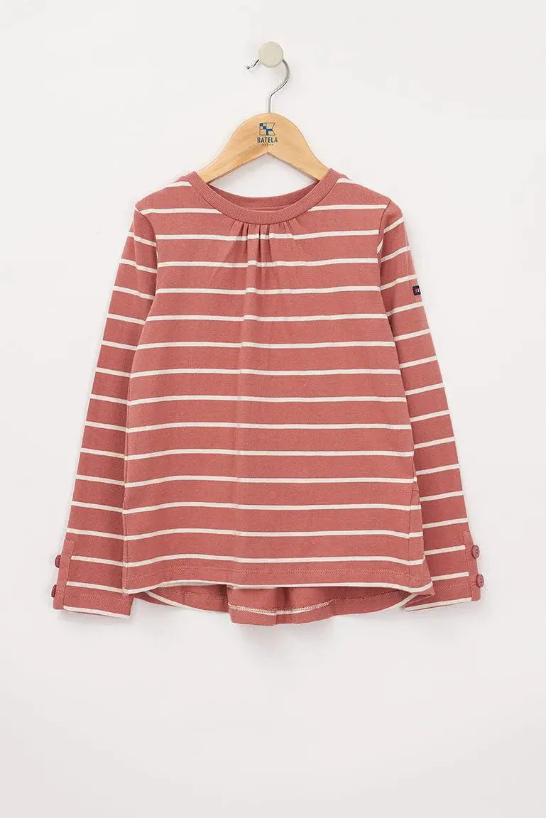 Camiseta a rayas de algodón manga larga – Image 9