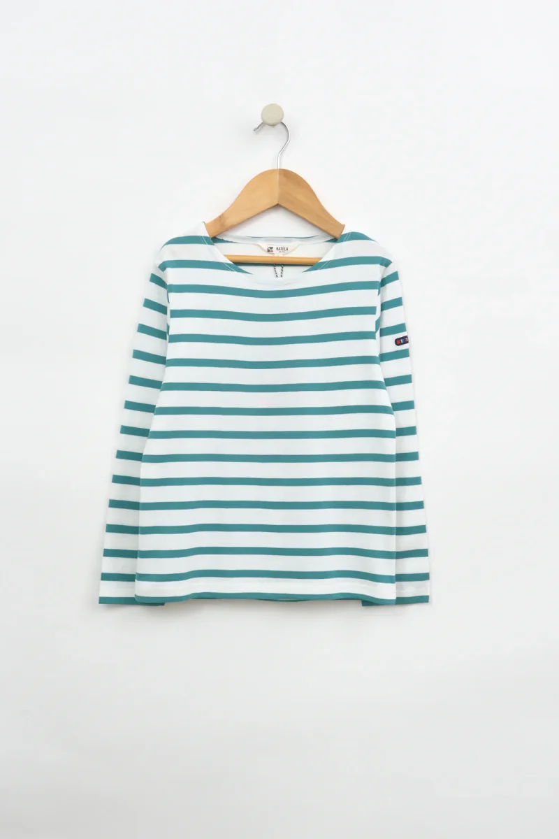 Camiseta marsellesa a rayas de algodón manga larga unisex – Image 9