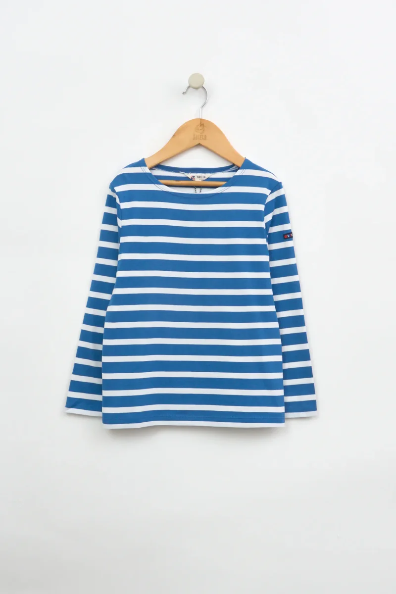 Camiseta marsellesa a rayas de algodón manga larga unisex – Image 5