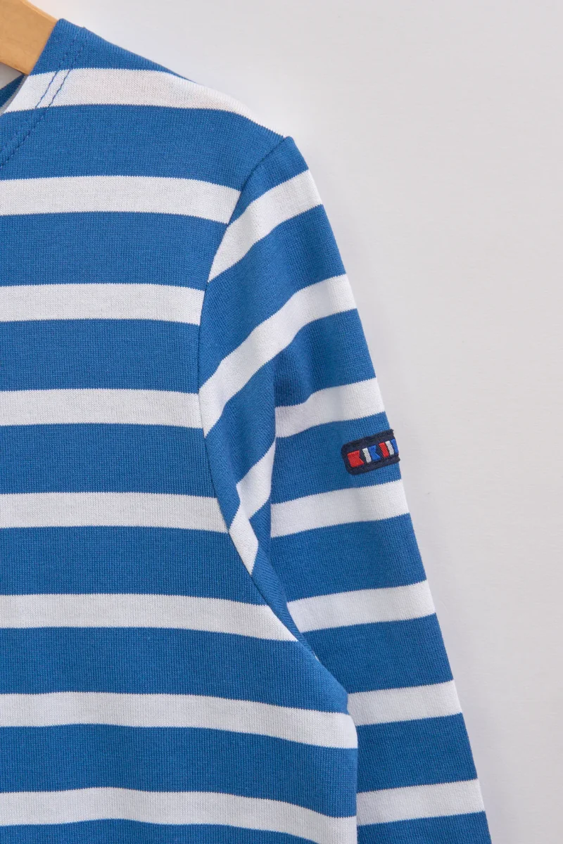 Camiseta marsellesa a rayas de algodón manga larga unisex – Image 7