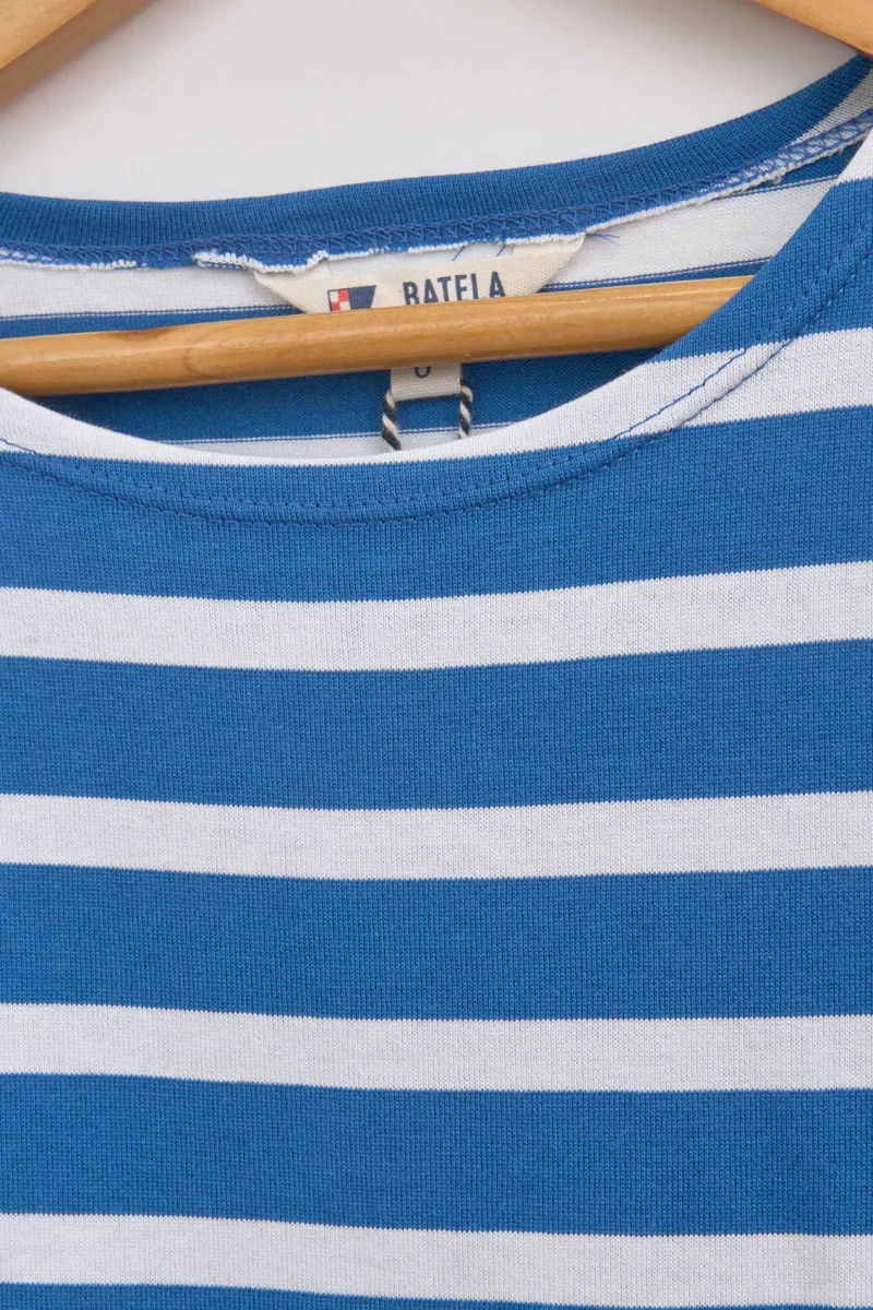 Camiseta marsellesa a rayas de algodón manga larga unisex – Image 6