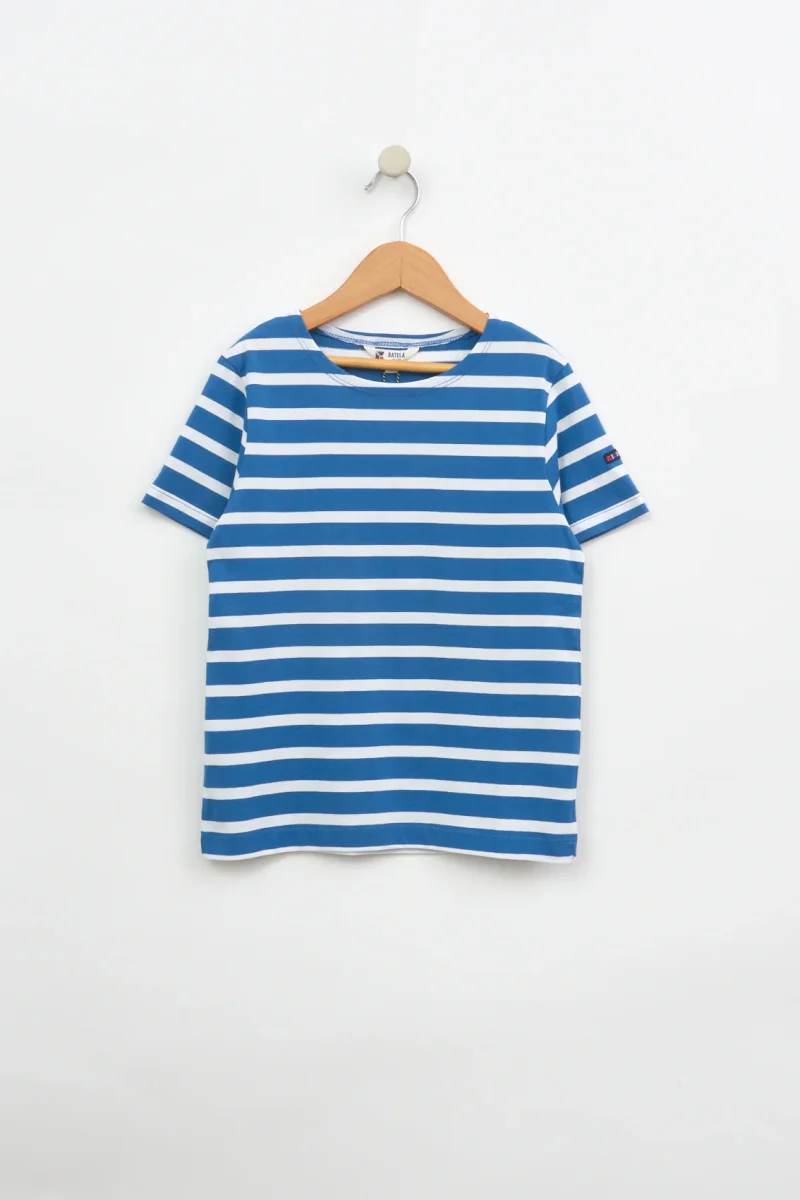 Camiseta marsellesa a rayas de algodón unisex – Image 8