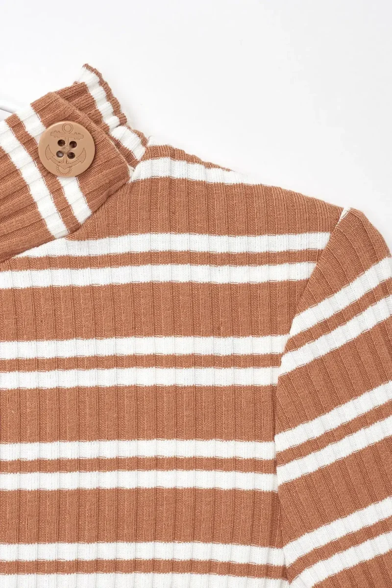 Camiseta a rayas en canalé – Image 4