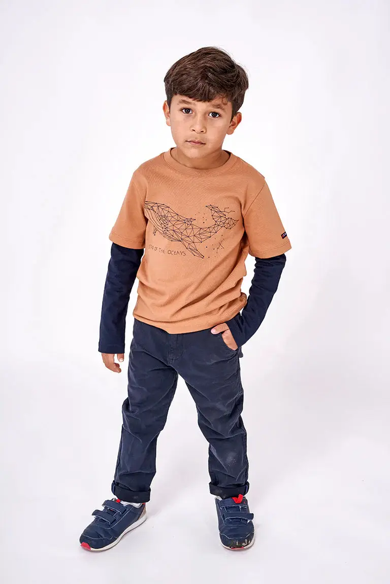 Camiseta algodón con ballena serigrafiada – Image 4