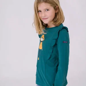 Camiseta de manga larga para niña