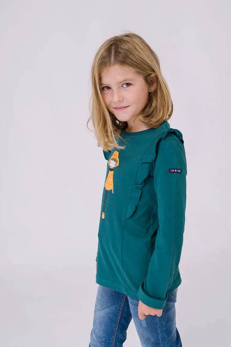 Camiseta de manga larga para niña – Image 2