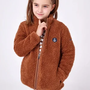 Chaqueta o forro polar en tejido sherpa