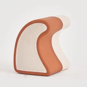 Ola decorativa de cerámica pequeña