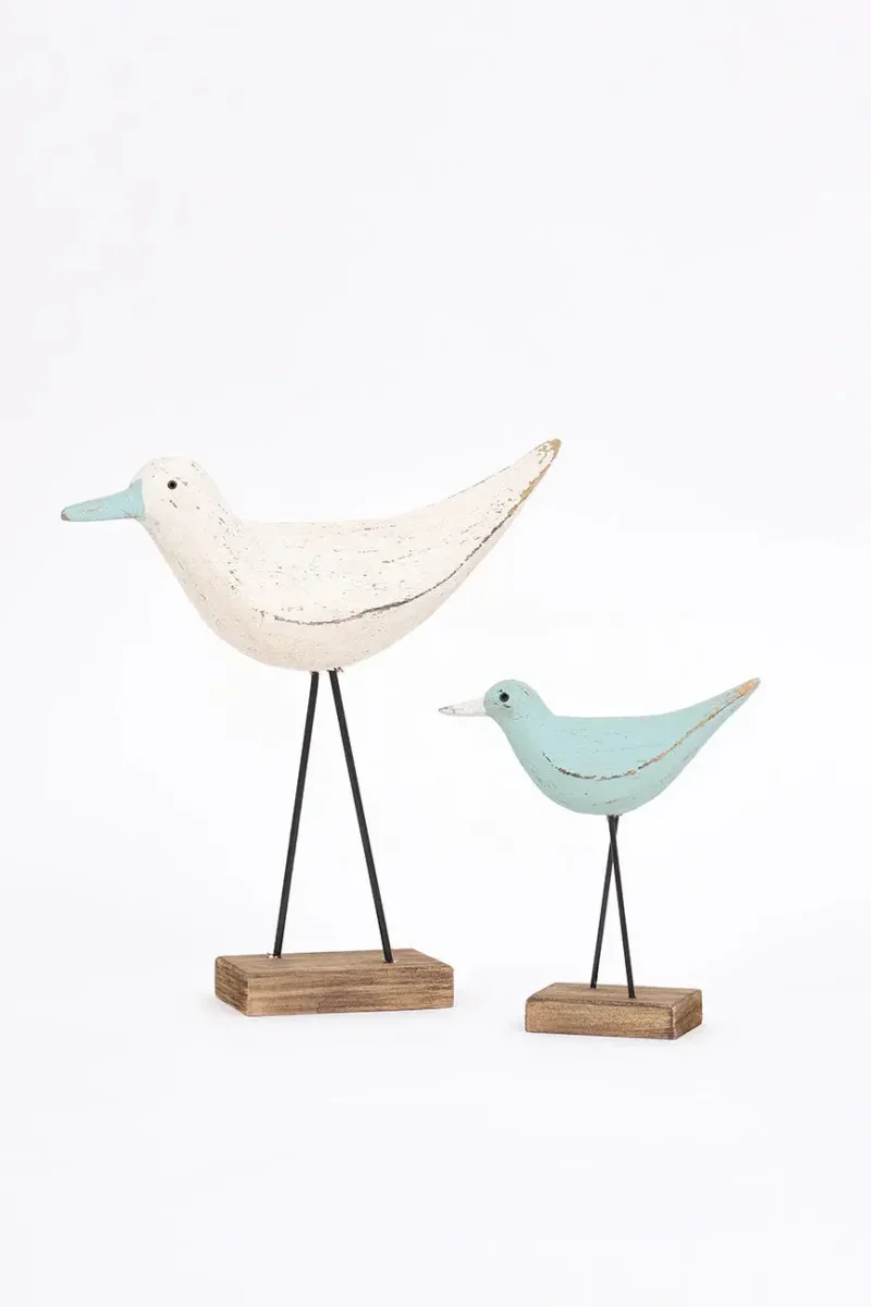 Original figura de pájaro turquesa y pico en contraste blanco – Image 6