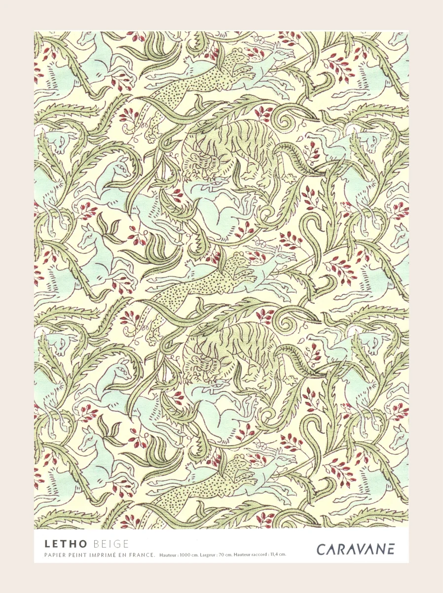 Papier Peint Letho beige