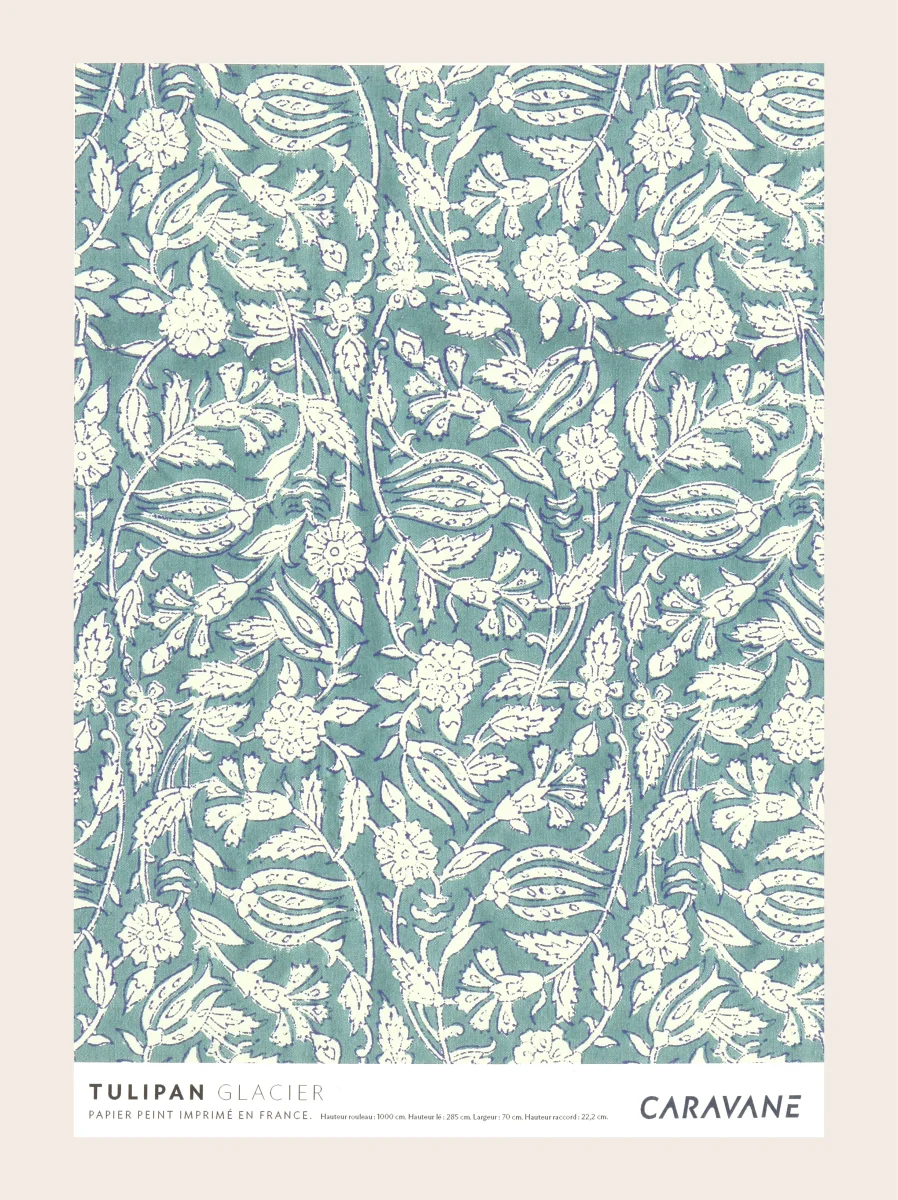 Papier Peint Tulipan Glacier – Image 2