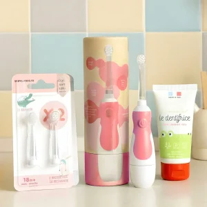 Pack Cadeau Soins Essentiels Bébé Framboise avec dentifrice bio sans nano!