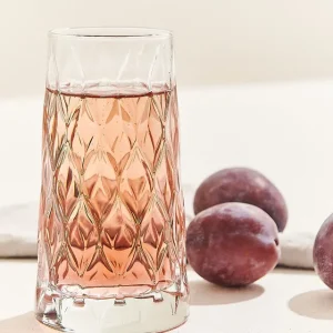 PASABAHCE LEAFY LOT DE 4 VERRE LONG 345ML