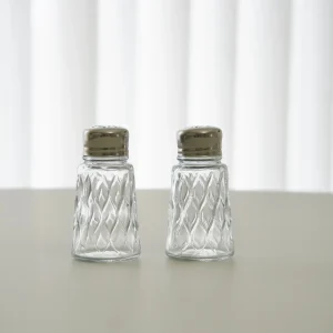 PASABAHCE SET DE SALIERE ET POIVRIERE LEAFY 100ML