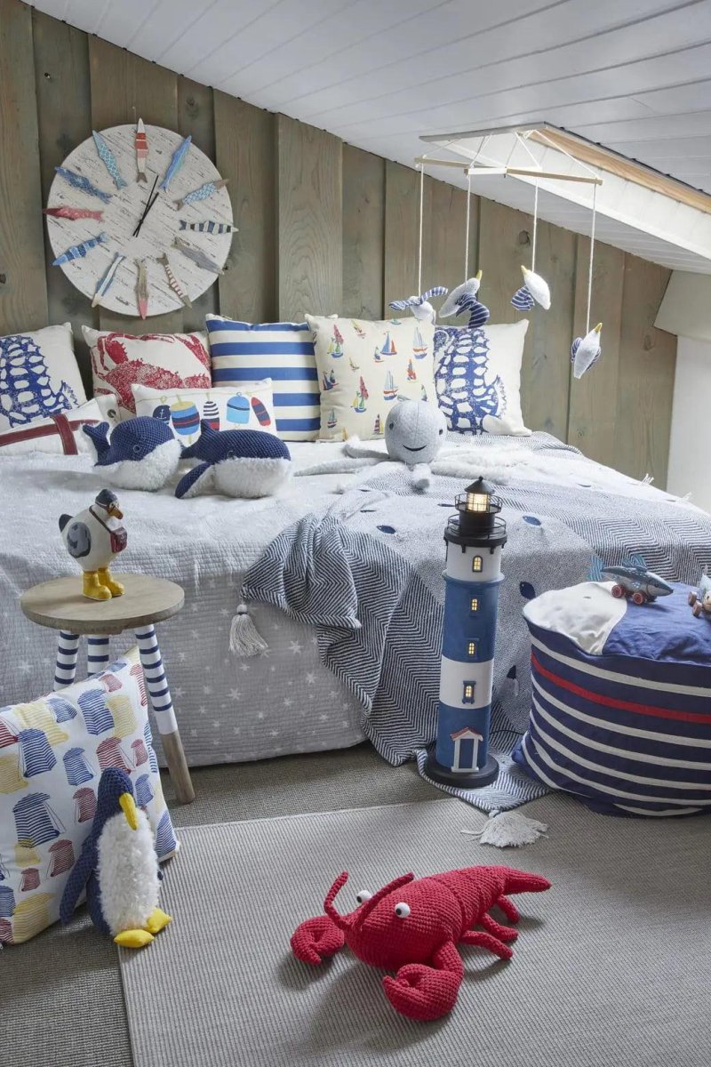 Peluche suave de ballena blanco y azul 25 cm. Algodón - D2273 – Image 5