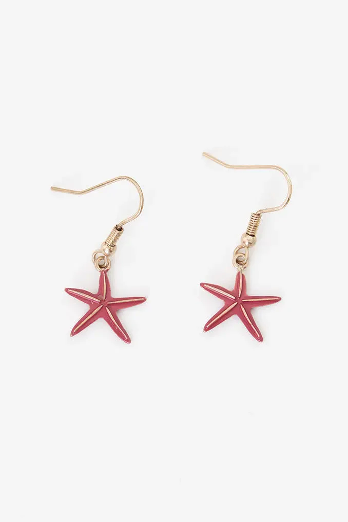 Pendientes estrella de mar